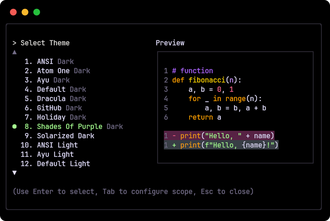 Shades Of Purple theme